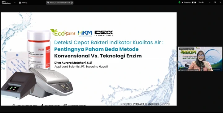 Sesi Materi 1- Pengujian air menggunakan metode konvensional hingga metode enzyme substrate